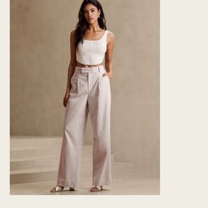 Banana republic High Rise Linen Cotton Pant. Comfy trousers / business pants
